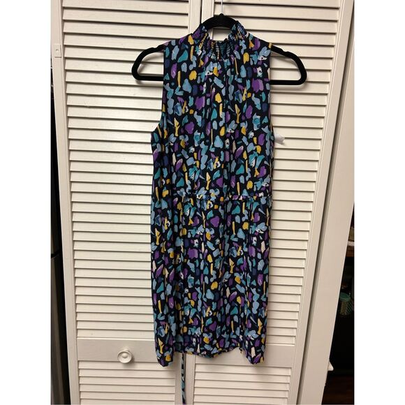 Gibson Nordstroms Multicolor Abstract Sleeveless Dress, Sz Small - Picture 7 of 10
